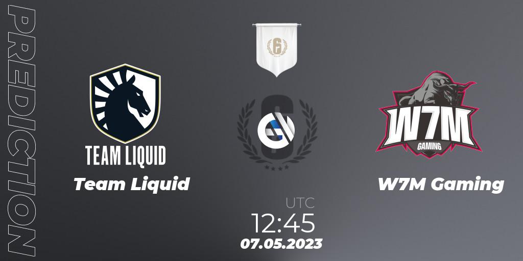 Pronósticos Team Liquid - W7M Gaming. 07.05.23. BLAST R6 Major Copenhagen 2023 Playoffs - Rainbow Six