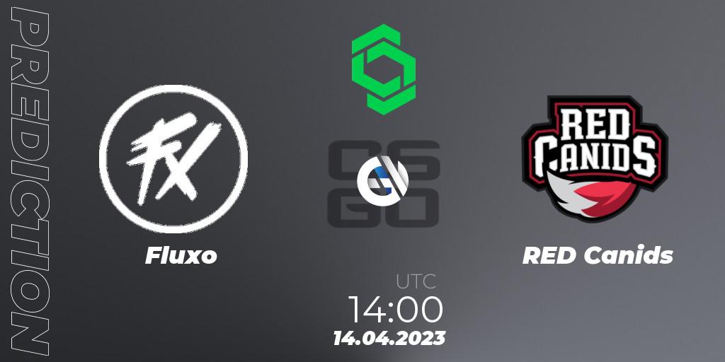 Pronósticos Fluxo - RED Canids. 14.04.2023 at 14:00. CCT South America Series #6 - Counter-Strike (CS2)