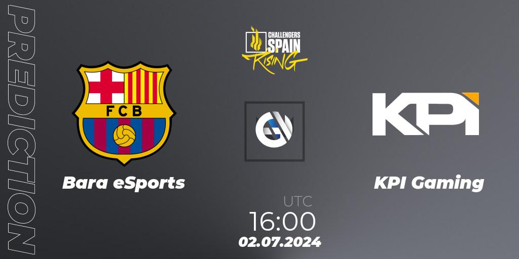 Pronósticos Barça eSports - KPI Gaming. 02.07.2024 at 16:00. VALORANT Challengers 2024 Spain: Rising Split 2 - VALORANT