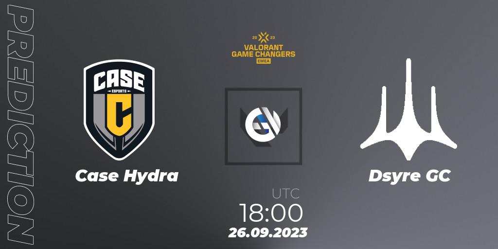 Pronósticos Case Hydra - Dsyre GC. 26.09.2023 at 18:00. VCT 2023: Game Changers EMEA Stage 3 - Group Stage - VALORANT