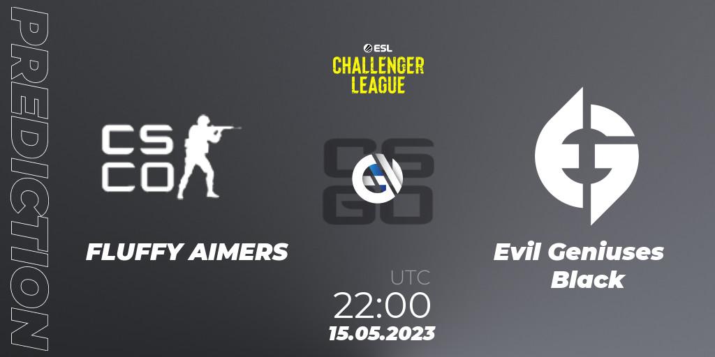 Pronósticos FLUFFY AIMERS - Evil Geniuses Black. 15.05.23. ESL Challenger League Season 45: North America - CS2 (CS:GO)