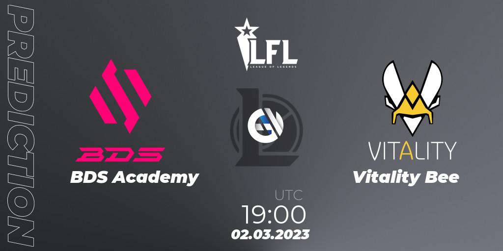 Pronósticos BDS Academy - Vitality Bee. 02.03.23. LFL Spring 2023 - Group Stage - LoL