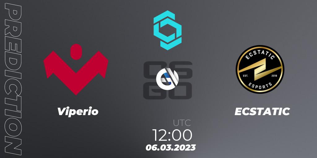 Pronósticos Viperio - ECSTATIC. 06.03.2023 at 12:00. CCT North Europe Series #4 - Counter-Strike (CS2)