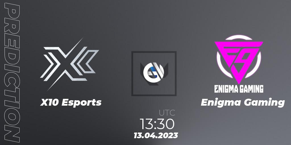 Pronósticos X10 Esports - Enigma Gaming. 13.04.23. VALORANT Challengers 2023: Malaysia & Singapore Split 2 - Group stage - VALORANT