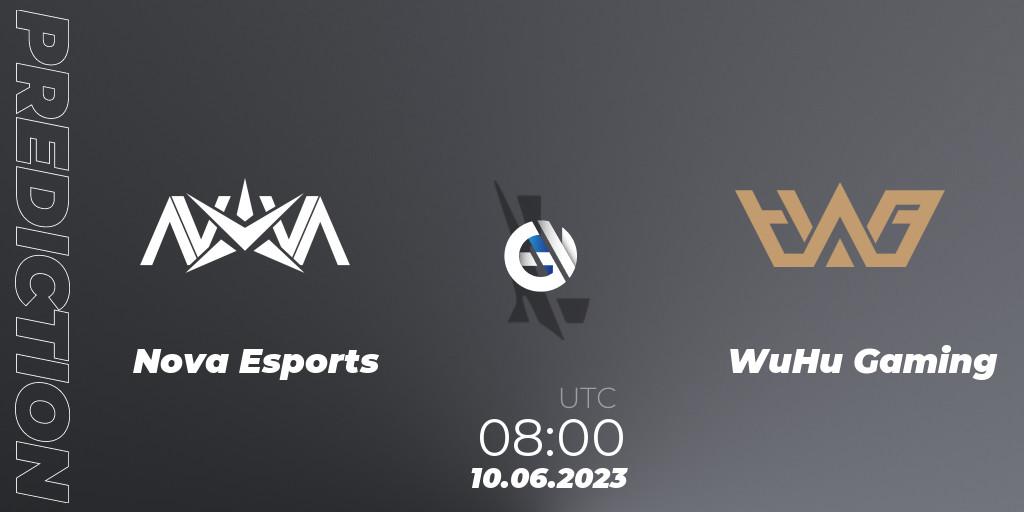 Pronósticos Nova Esports - WuHu Gaming. 10.06.23. WRL Asia 2023 - Season 1 - Regular Season - Wild Rift