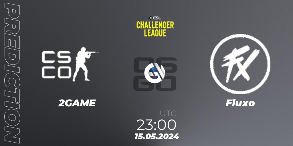Pronósticos 2GAME - Fluxo. 15.05.2024 at 23:00. ESL Challenger League Season 47: South America - Counter-Strike (CS2)