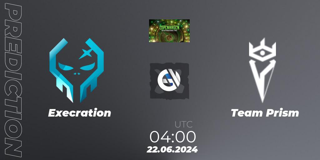 Pronósticos Execration - Team Prism. 22.06.2024 at 04:00. The International 2024: Southeast Asia Closed Qualifier - Dota 2