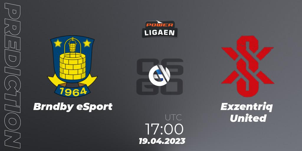 Pronósticos Brøndby eSport - Exzentriq United. 19.04.2023 at 17:00. Dust2.dk Ligaen Season 23 - Counter-Strike (CS2)