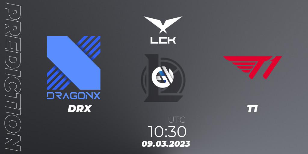 Pronósticos DRX - T1. 09.03.23. LCK Spring 2023 - Group Stage - LoL