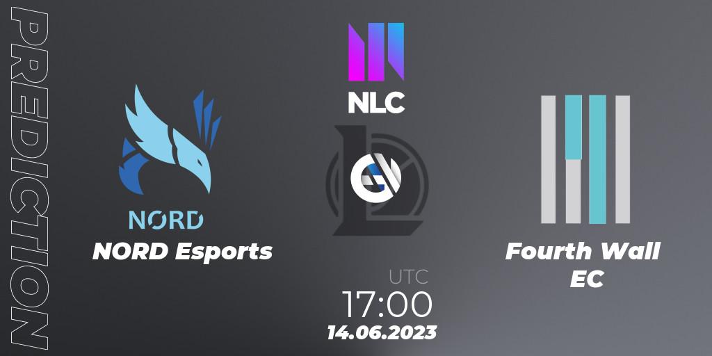 Pronósticos NORD Esports - Fourth Wall EC. 14.06.2023 at 17:00. NLC Summer 2023 - Group Stage - LoL
