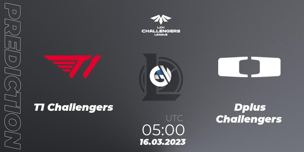 Pronósticos T1 Challengers - Dplus Challengers. 16.03.23. LCK Challengers League 2023 Spring - LoL