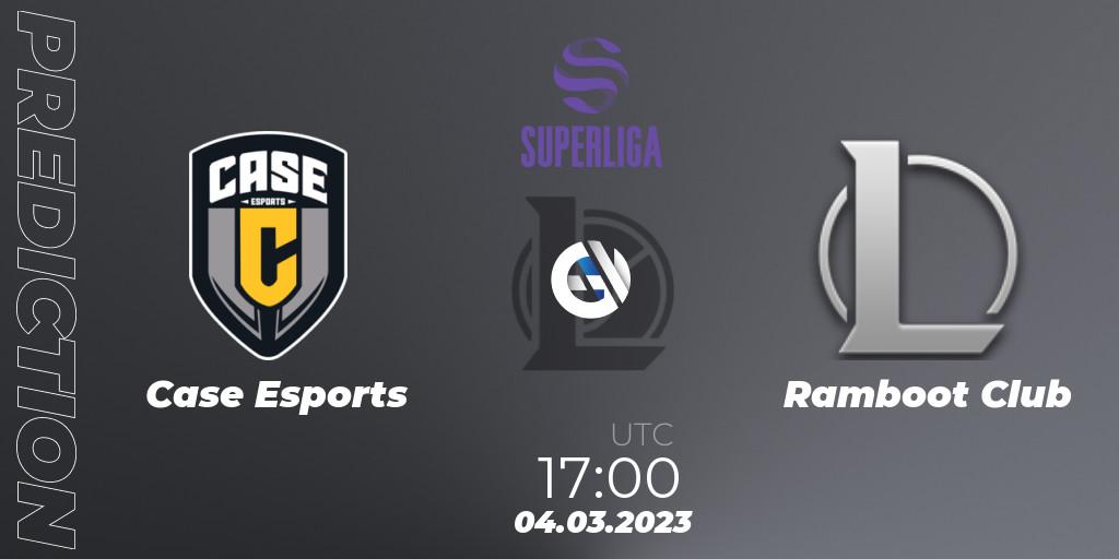 Pronósticos Case Esports - Ramboot Club. 04.03.23. LVP Superliga 2nd Division Spring 2023 - Group Stage - LoL