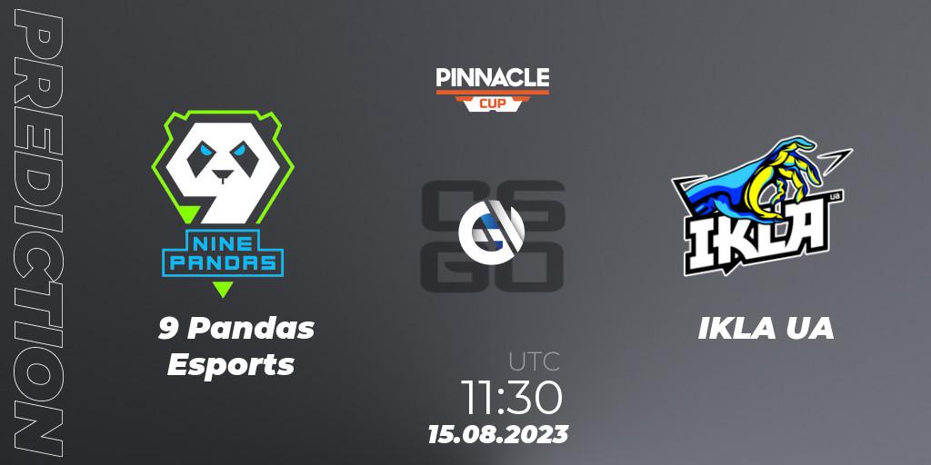 Pronósticos 9 Pandas Esports - IKLA UA. 15.08.2023 at 10:00. Pinnacle Cup V - Counter-Strike (CS2)