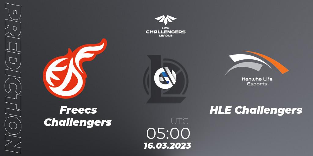 Pronósticos Freecs Challengers - HLE Challengers. 16.03.23. LCK Challengers League 2023 Spring - LoL