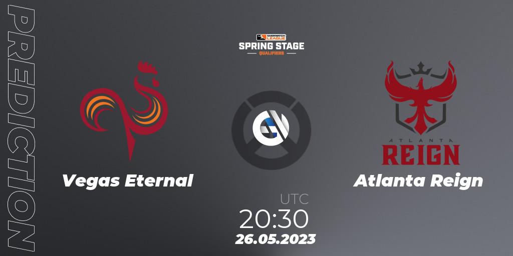 Pronósticos Vegas Eternal - Atlanta Reign. 26.05.2023 at 20:30. OWL Stage Qualifiers Spring 2023 West - Overwatch