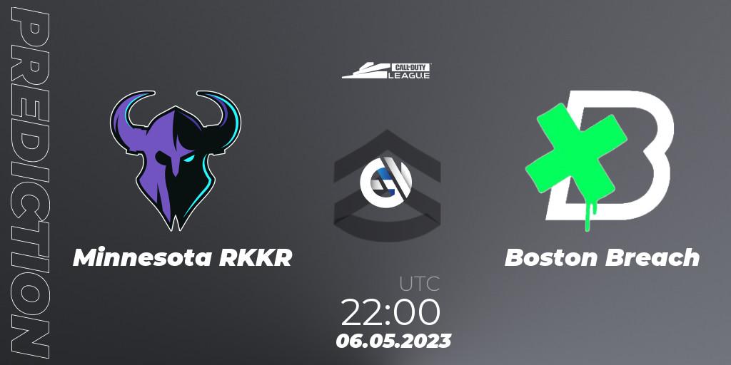 Pronósticos Minnesota RØKKR - Boston Breach. 06.05.2023 at 22:00. Call of Duty League 2023: Stage 5 Major Qualifiers - Call of Duty
