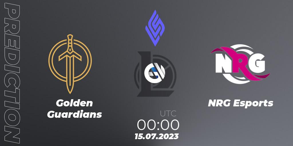 Pronósticos Golden Guardians - NRG Esports. 14.07.23. LCS Summer 2023 - Group Stage - LoL