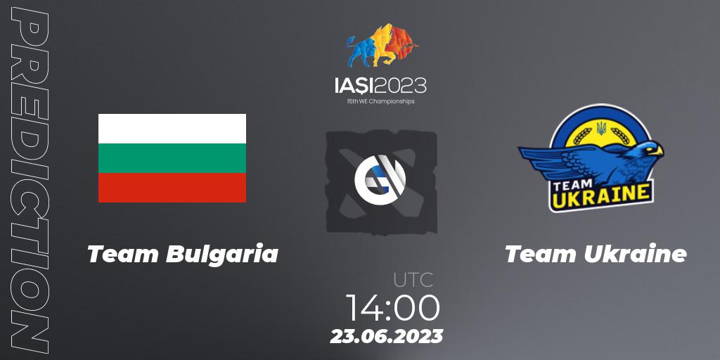 Pronósticos Team Bulgaria - Team Ukraine. 23.06.23. IESF Europe B Qualifier 2023 - Dota 2