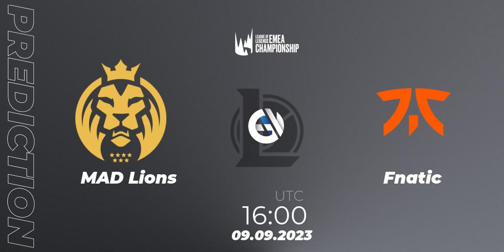 Pronósticos MAD Lions - Fnatic. 09.09.23. LEC Finals 2023 - LoL