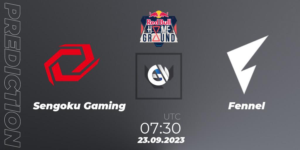Pronósticos Sengoku Gaming - Fennel. 23.09.23. Red Bull Home Ground #4 - Japanese Qualifier - VALORANT