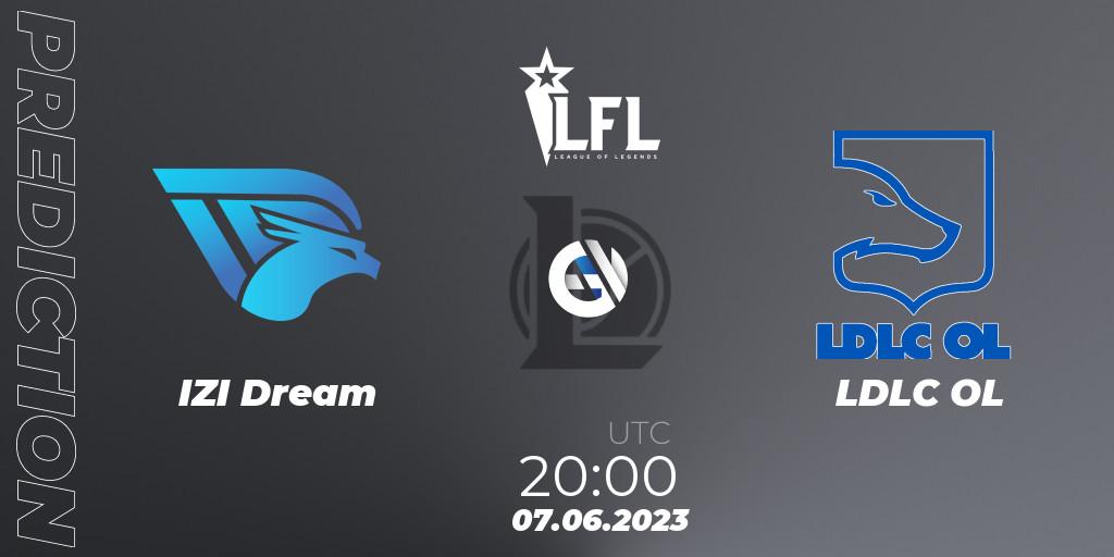 Pronósticos IZI Dream - LDLC OL. 07.06.2023 at 20:00. LFL Summer 2023 - Group Stage - LoL