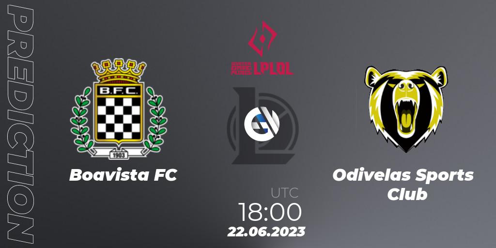 Pronósticos Boavista FC - Odivelas Sports Club. 22.06.23. LPLOL Split 2 2023 - Group Stage - LoL