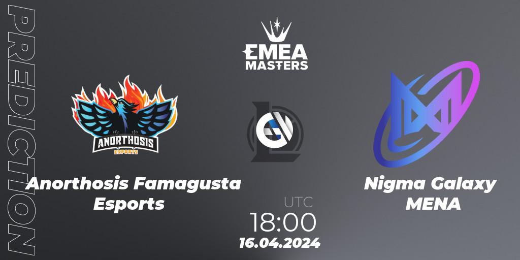 Pronósticos Anorthosis Famagusta Esports - Nigma Galaxy MENA. 16.04.24. EMEA Masters Spring 2024 - Play-In - LoL