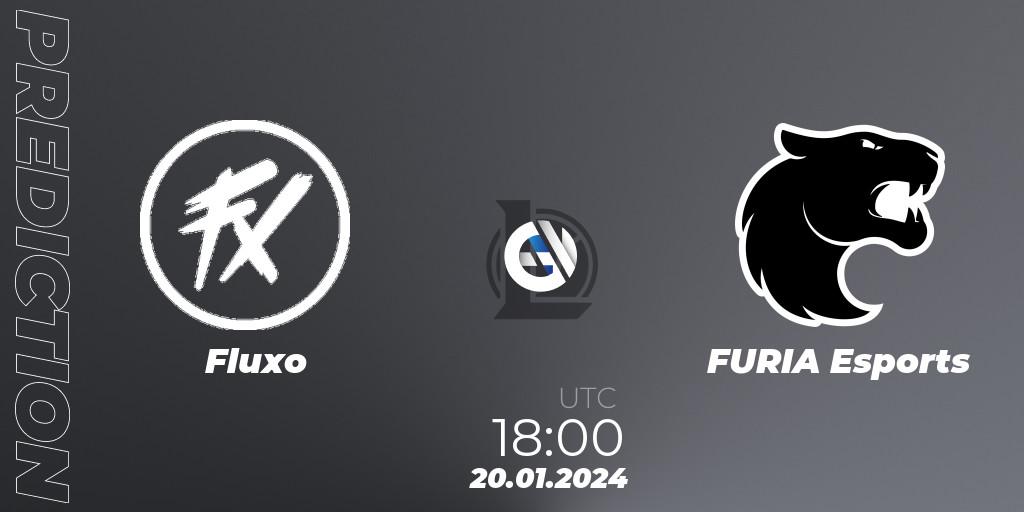Pronósticos Fluxo - FURIA Esports. 20.01.24. CBLOL Split 1 2024 - Group Stage - LoL