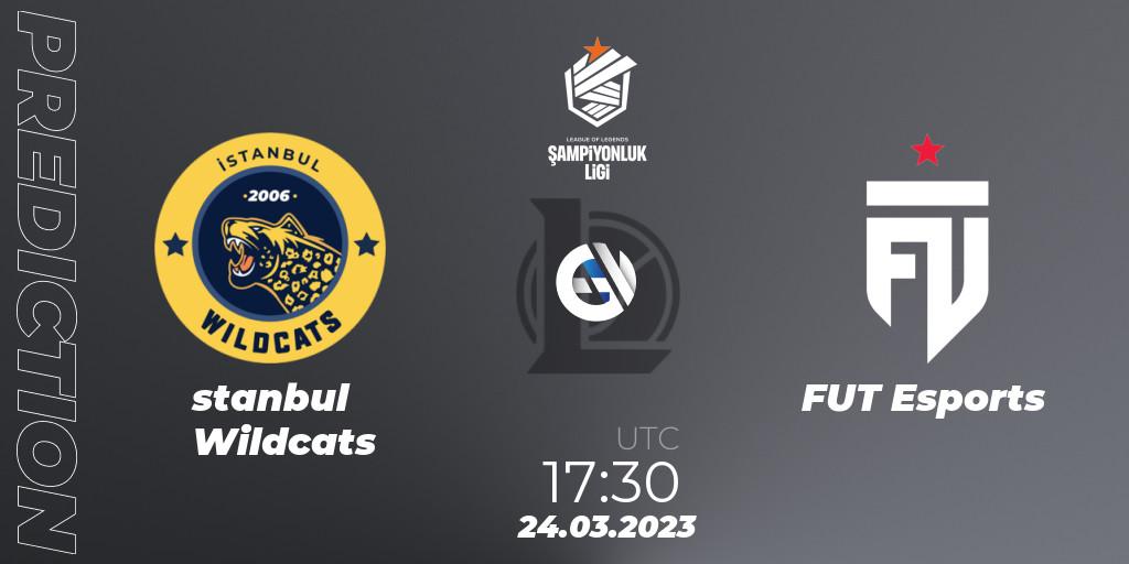 Pronósticos İstanbul Wildcats - FUT Esports. 24.03.23. TCL Winter 2023 - Playoffs - LoL