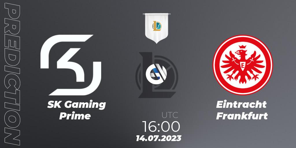 Pronósticos SK Gaming Prime - Eintracht Frankfurt. 14.07.2023 at 19:00. Prime League Summer 2023 - Group Stage - LoL