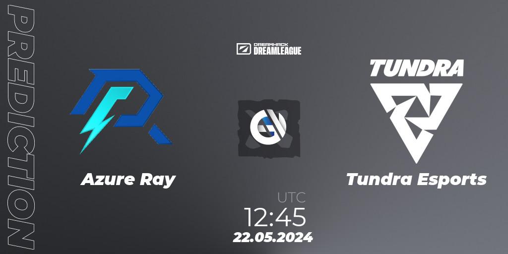 Pronósticos Azure Ray - Tundra Esports. 22.05.2024 at 13:00. DreamLeague Season 23 - Dota 2