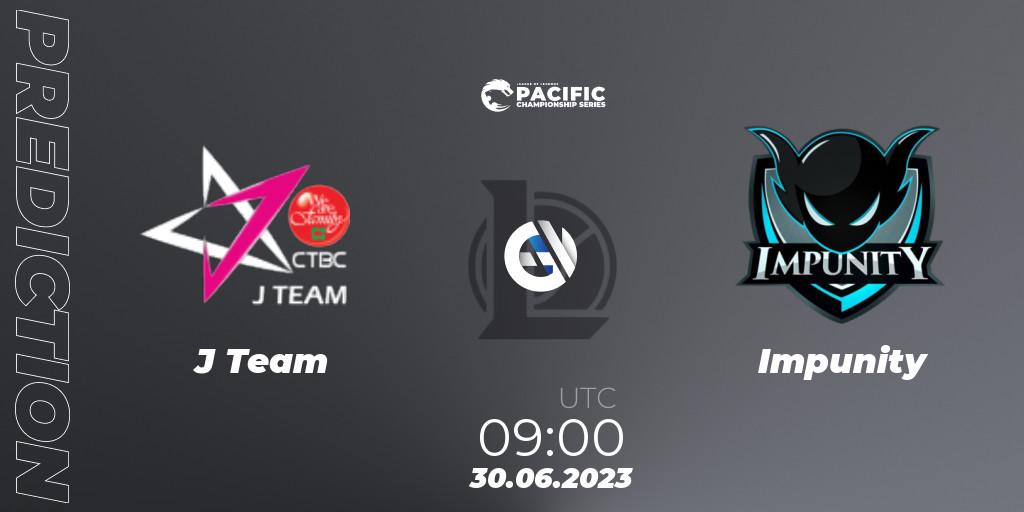 Pronósticos J Team - Impunity. 30.06.2023 at 09:00. PACIFIC Championship series Group Stage - LoL