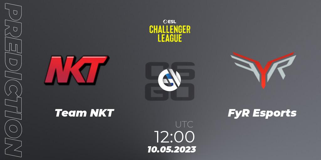 Pronósticos Team NKT - FyR Esports. 15.05.2023 at 12:00. ESL Challenger League Season 45: Asia-Pacific - Counter-Strike (CS2)