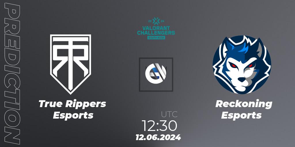 Pronósticos True Rippers Esports - Reckoning Esports. 12.06.2024 at 12:30. VALORANT Challengers 2024: South Asia - Split 2 - VALORANT