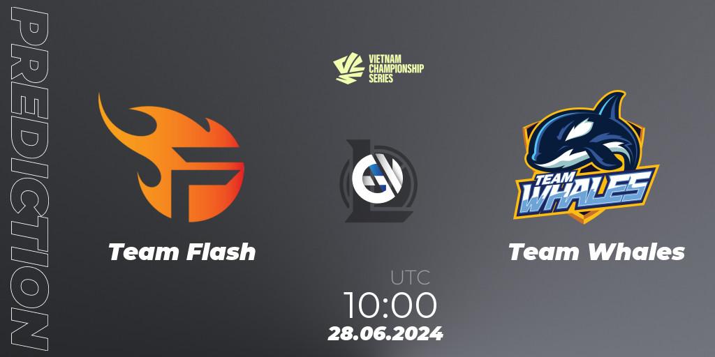 Pronósticos Team Flash - Team Whales. 03.08.2024 at 10:00. VCS Summer 2024 - Group Stage - LoL