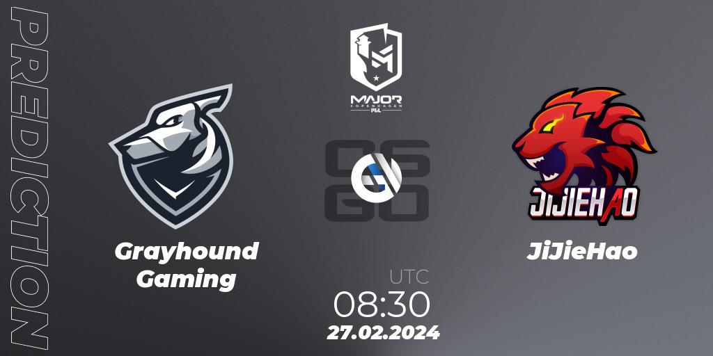 Pronósticos Grayhound Gaming - JiJieHao. 27.02.24. PGL CS2 Major Copenhagen 2024 Asia RMR - CS2 (CS:GO)