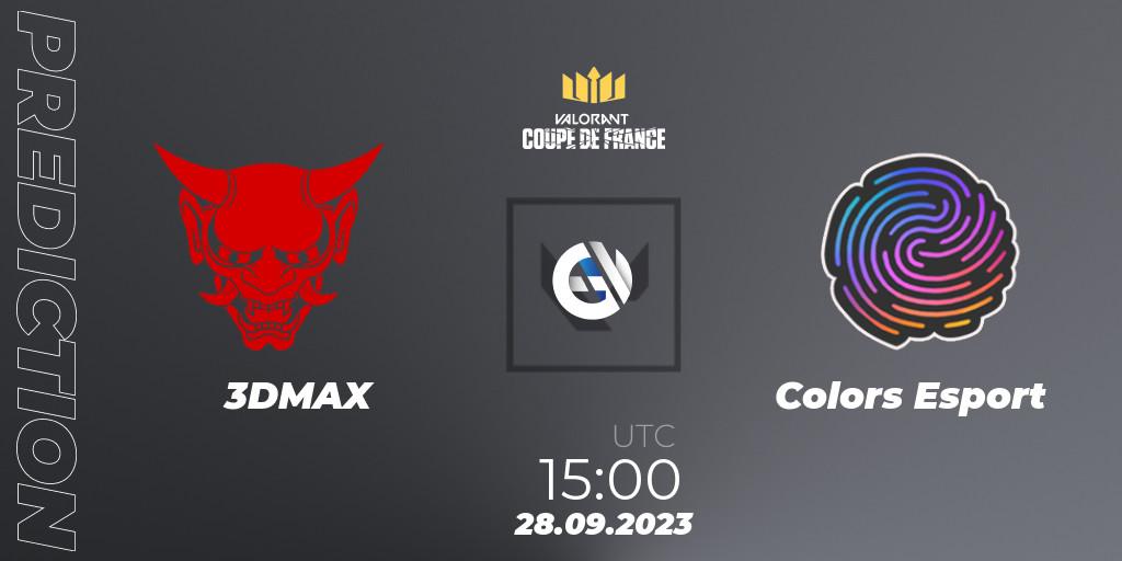Pronósticos 3DMAX - Colors Esport. 28.09.23. VCL France: Revolution - Coupe De France 2023 - VALORANT
