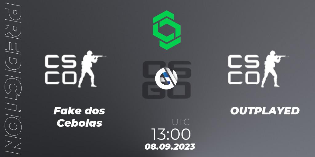 Pronósticos Fake dos Cebolas - OUTPLAYED. 08.09.2023 at 13:00. CCT South America Series #11: Closed Qualifier - Counter-Strike (CS2)
