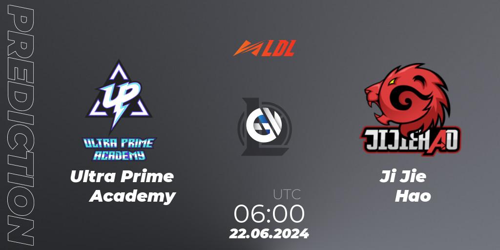 Pronósticos Ultra Prime Academy - Ji Jie Hao. 22.06.2024 at 10:30. LDL 2024 - Stage 3 - LoL
