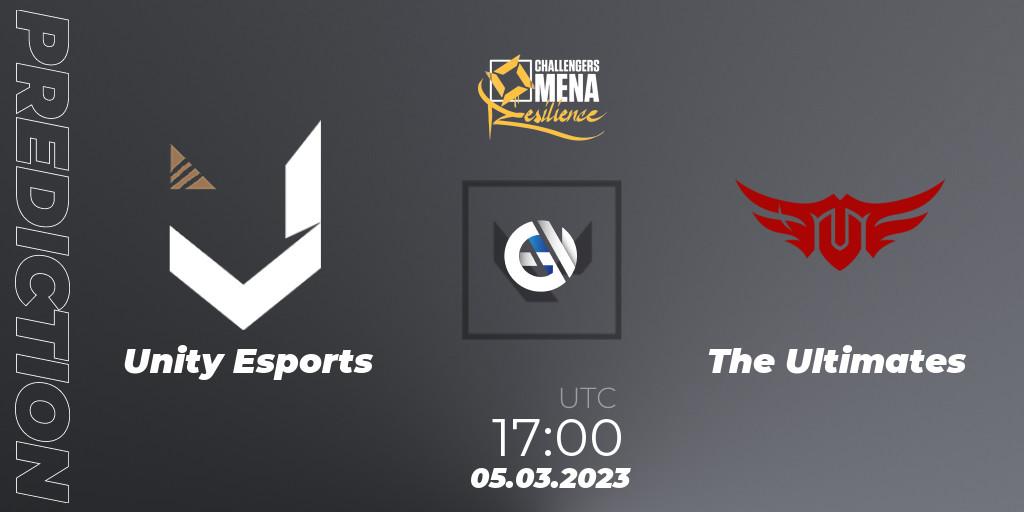 Pronósticos Unity Esports - The Ultimates. 05.03.2023 at 17:00. VALORANT Challengers 2023 MENA: Resilience Split 1 - GCC and Iraq - VALORANT