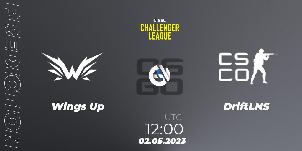 Pronósticos Wings Up - DriftLNS. 02.05.2023 at 12:00. ESL Challenger League Season 45: Asia-Pacific - Counter-Strike (CS2)