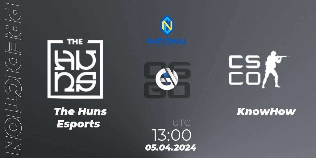 Pronósticos The Huns Esports - KnowHow. 05.04.2024 at 14:00. ESN National Championship 2024 - Counter-Strike (CS2)