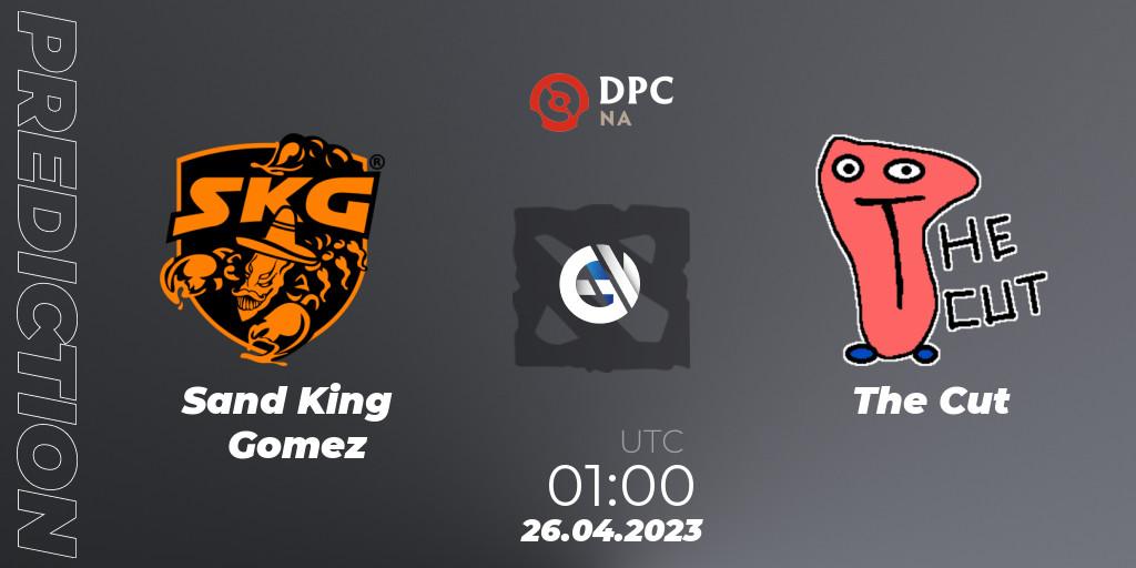 Pronósticos Sand King Gomez - The Cut. 26.04.2023 at 01:10. DPC 2023 Tour 2: NA Division II (Lower) - Dota 2