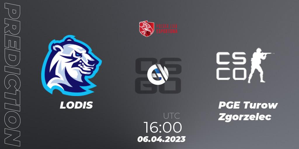 Pronósticos LODIS - PGE Turow Zgorzelec. 06.04.2023 at 16:00. Polska Liga Esportowa 2023: Split #1 - Counter-Strike (CS2)