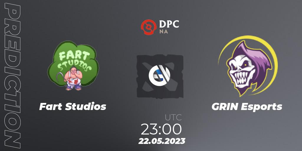 Pronósticos Fart Studios - GRIN Esports. 22.05.2023 at 21:04. DPC 2023 Tour 3: NA Closed Qualifier - Dota 2