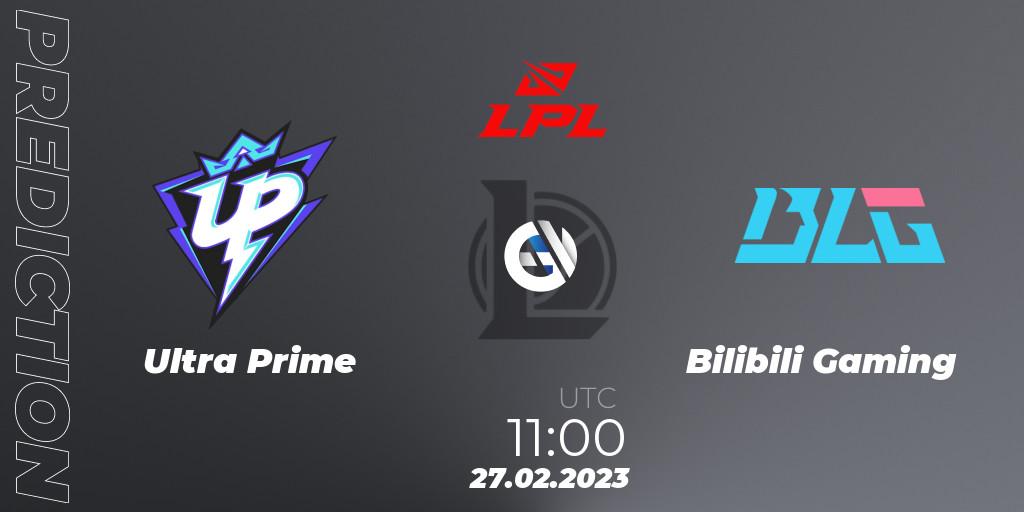 Pronósticos Ultra Prime - Bilibili Gaming. 27.02.23. LPL Spring 2023 - Group Stage - LoL