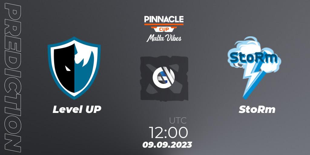 Pronósticos Level UP - StoRm. 09.09.2023 at 13:15. Pinnacle Cup: Malta Vibes #3 - Dota 2