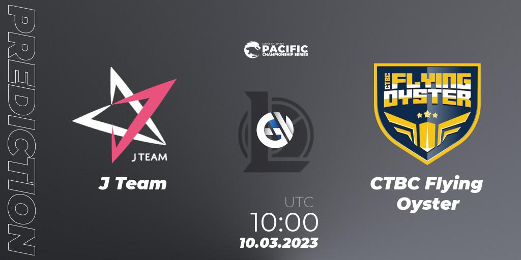 Pronósticos J Team - CTBC Flying Oyster. 10.03.23. PCS Spring 2023 - Group Stage - LoL