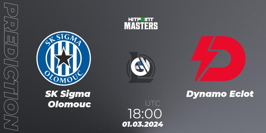 Pronósticos SK Sigma Olomouc - Dynamo Eclot. 01.03.24. Hitpoint Masters Spring 2024 - LoL