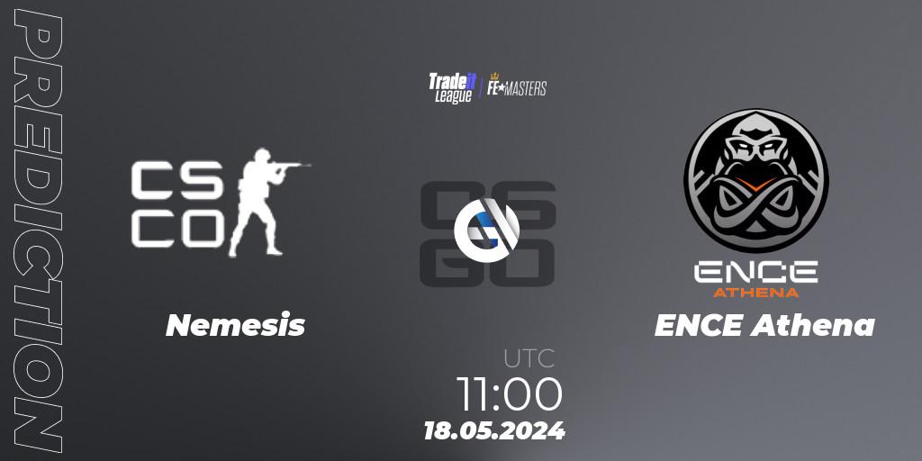 Pronósticos Nemesis - ENCE Athena. 18.05.2024 at 11:00. Tradeit League FE Masters #3 - Counter-Strike (CS2)